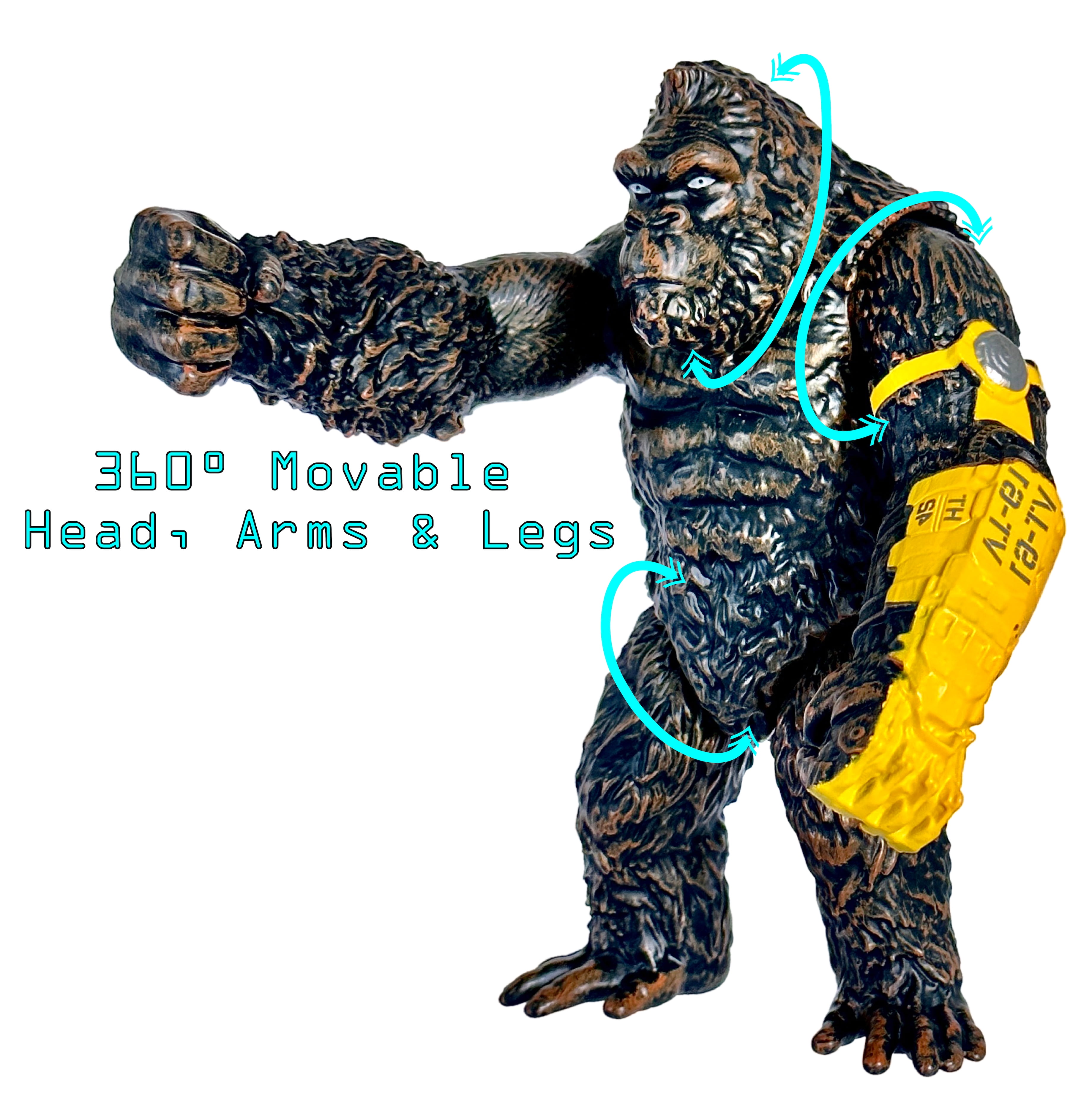 King Monster Dinosaur x Kong: The New Empire, Attack Action Figure