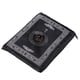 thumbnail image 4 of Alfombra de oración musulmana, tapete de poliéster portátil trenzado, fácil de imprimir para el hogar Negro, 4 of 9