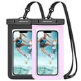 thumbnail image 3 of Bolsa impermeable para teléfono móvil, funda impermeable para teléfono móvil, para nadar, para llevar, para colgar en el cuello, bolsa para teléfono móvil con pantalla táctil, bolsa para teléfono, 3 of 5