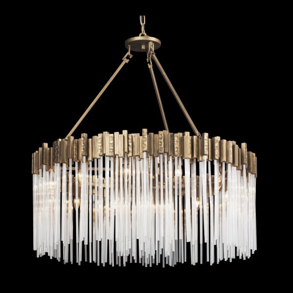 Varaluz Lighting - 12 Light Pendant - Matrix - 12 Light Pendant   Havana Gold