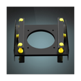 thumbnail image 3 of Metal Black Shock-Proof 3.5 Inch to 5.25 Inch DVD ROM Bay Mounting Adapter, 3 of 7