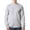 Charcoal Heather, variant on Bayside Adult 6.1 oz., 100% Cotton Long Sleeve Pocket T-Shirt - BA8100