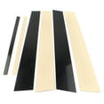 thumbnail image 3 of ZS Car 6 Pcs Exterior B Pillar Cover Trim Replacement for Honda Accord 2008-2012,Black, 3 of 9