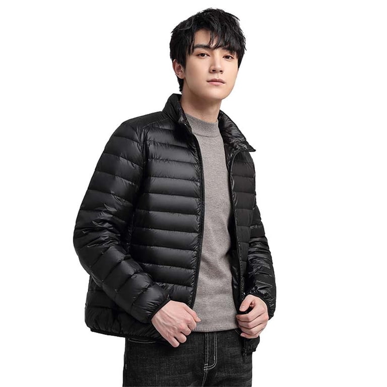 JIKNTTR Mens Lightweight Packable Puffer Jacket Lightweight Puffer