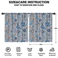 thumbnail image 2 of Blackout Kids Curtains,Paisley Pattern Childrens Insulated Curtains Set Of 2,Bedroom Essentials,Toddler Room Decor 52"x63"(132x160cm), 2 of 4