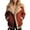 Red, variant on MAOQHI Coats for Womens Lined Jacket with Lamb Collar Warm Winter Thick Loose Coat Soft Outerwear for Cold Weather Black L