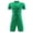 Green, variant on Toddler Boys Casual Shorts Set,Kids Summer Outfit Set,Unisex Soccer Training Uniform Mesh Breathable Short Sleeve Crew Neck Top Matching Shorts 2 Piece Active Set for 4-15 Years Kids Clothings