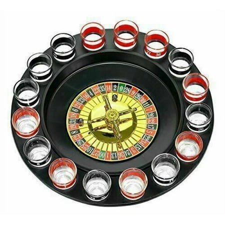 Fairly Odd Novelties FON-10046 Shot Glass Roulette Complete Set drinking game, 1
