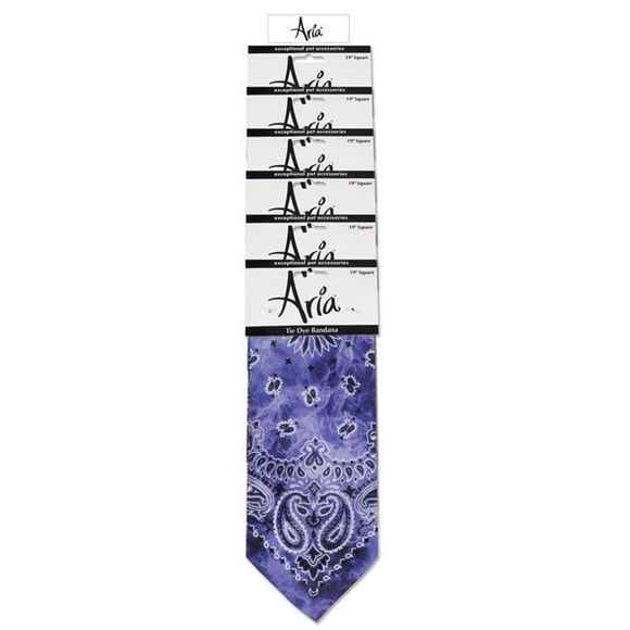 Tie Dye Bandanas with Clip Strip
