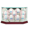 thumbnail image 2 of Perfect Cases - 9 Baseball Display Case, Cherry Finish, 2 of 2