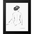 thumbnail image 2 of Orme, E. Anthony 20x24 Black Modern Framed Museum Art Print Titled - Sketchy Silhouette II, 2 of 5