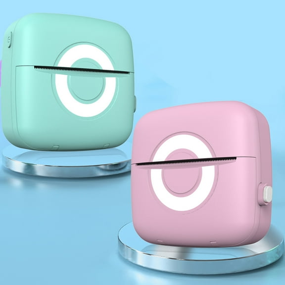 Bluetooth Thermal Sticker Printer - Wireless Portable Label Maker for Notes, Photos, Memos, Receipts - Inkless Printing, 200dpi Resolution, 1200mAh Battery, Includes 1 Roll Paper (5.7x2.8cm)