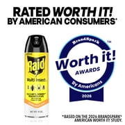 Raid Multi Insect Killer, Indoor & Outdoor Bug Spray Won't Harm Houseplants, 15 oz