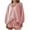 Pink, variant on XuJwPNcy Womens Pajama Set 2 Piece Long Sleeve V Neck Button down Babydoll Shirt and Pants Lounge Set Plaid Sleepwear