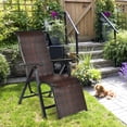 thumbnail image 1 of Gymax Patio Rattan Folding Lounge Chair Recliner Back Adjustable Beach Yard Pool, 1 of 10