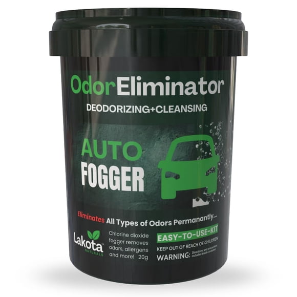 Chlorine Dioxide Fogger Deodorizing Kit, Car Bomb Odor Eliminator, Smoke Smell Remover For Car, Scent Bomb Air Freshener & Deodorizer. Easy