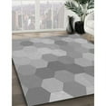 thumbnail image 3 of Ahgly Company Machine Washable Indoor Rectangle Transitional Gray Area Rugs, 5' x 7', 3 of 7