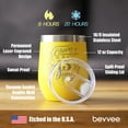 thumbnail image 4 of Bevvee Insulated Wine Tumbler 12 oz Cheers 15 Years Gifts for 15th Anniversary Celebrations Tumblers, 4 of 4