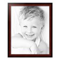 thumbnail image 2 of ArtToFrames 20" x 25" Honors Mahogany with Black Picture Frame, 20x25 inch Brown Wood Poster Frame (WOM-5154), 5 Pack, 2 of 6