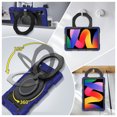 thumbnail image 4 of FJLBDE Case for Xiaomi Redmi Pad SE 11.0 inch 2023 with 360 Kickstand, Shoulder Strap Carrying Protective Cover, Navy Blue, 4 of 6