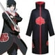 thumbnail image 1 of Naruto Akatsuki Cloak Anime Cosplay Costume Uchiha Itachi Robe Halloween Cosplay Set, 1 of 2