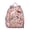 Pink-43, variant on Geometric Dog Pattern Student Backpack – Playful Puppy Paw Print with Bone and Tail Cartoon Design, Artistic Watercolor Style for School