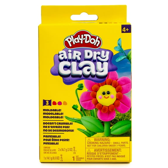 Play-Doh Air Dry Clay Buddies, Flower Power
