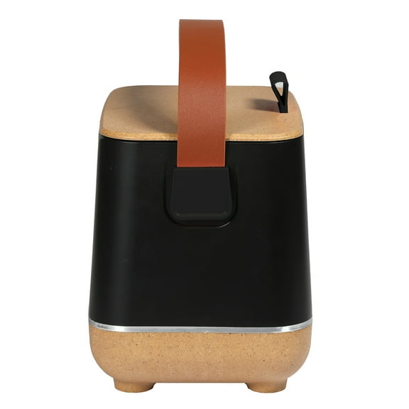 Top-Opening 6-Can Beverage Insulated Fridge/Cooler, Cork (Black), EFMIS310-BLACKPT