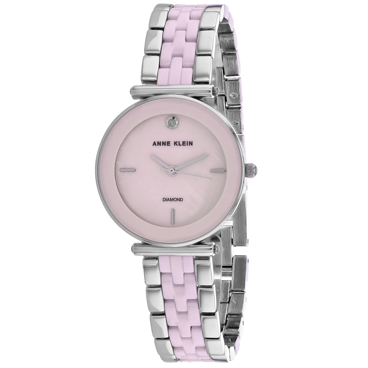Anne Klein - Anne Klein Women's Classic Pink Dial Watch - AK-3159LPSV ...