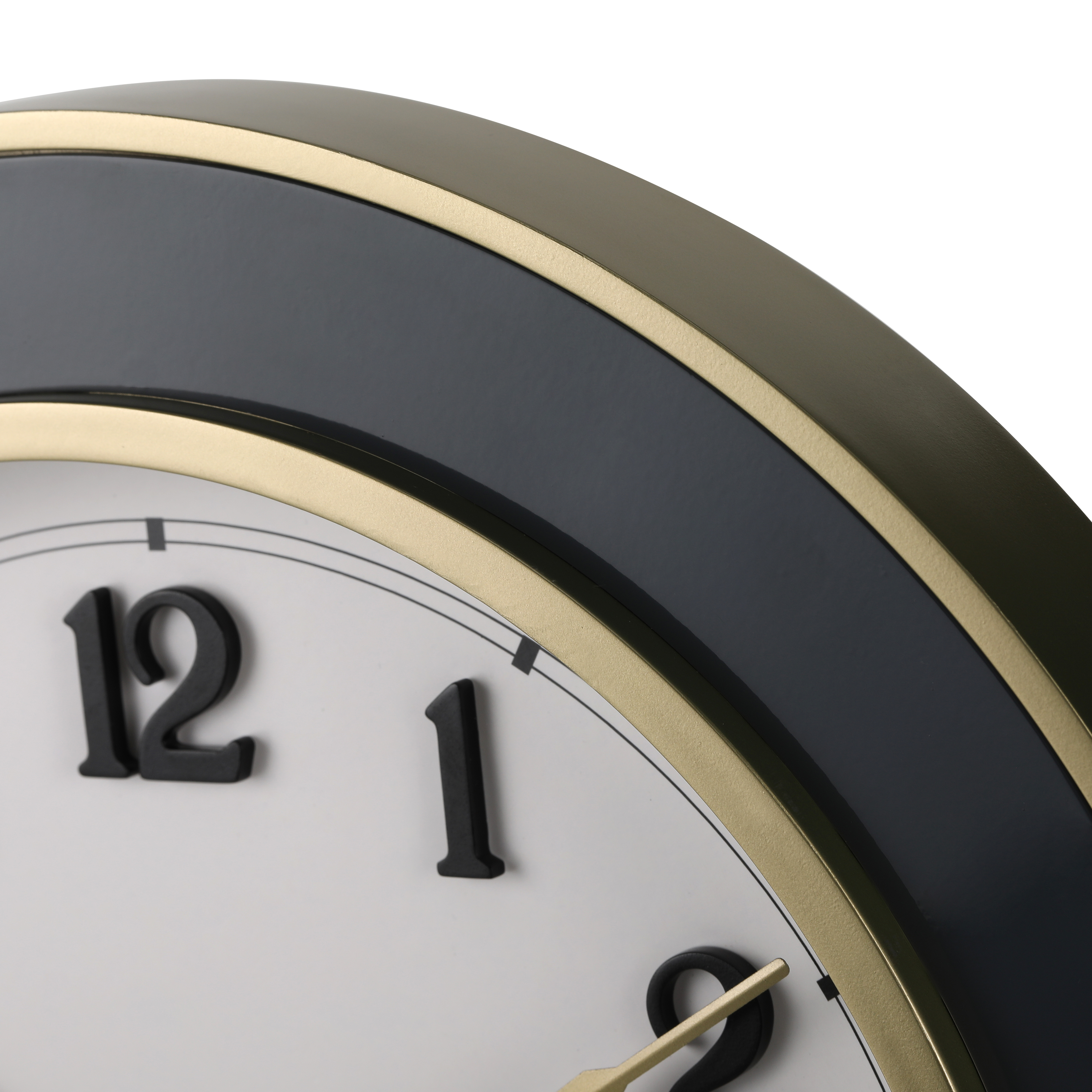 Better Homes & Gardens 15.50 Inches Indoor Modern Designed Wall Clock, Raised Arabic Numbers