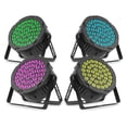 thumbnail image 1 of Paquete de 4 reflectores cañon rgb full color 40x3w steelpro, 1 of 5
