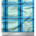 thumbnail image 1 of Soimoi Cotton Poplin Fabric Check Check Print Sewing Fabric Yard 56 Inch Wide, 1 of 3