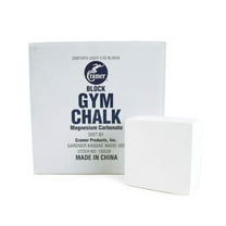 Cramer Gym Chalk Block, Magnesium Carbonate, Better Grip, Gymnastics & Lifting, 1 Pound