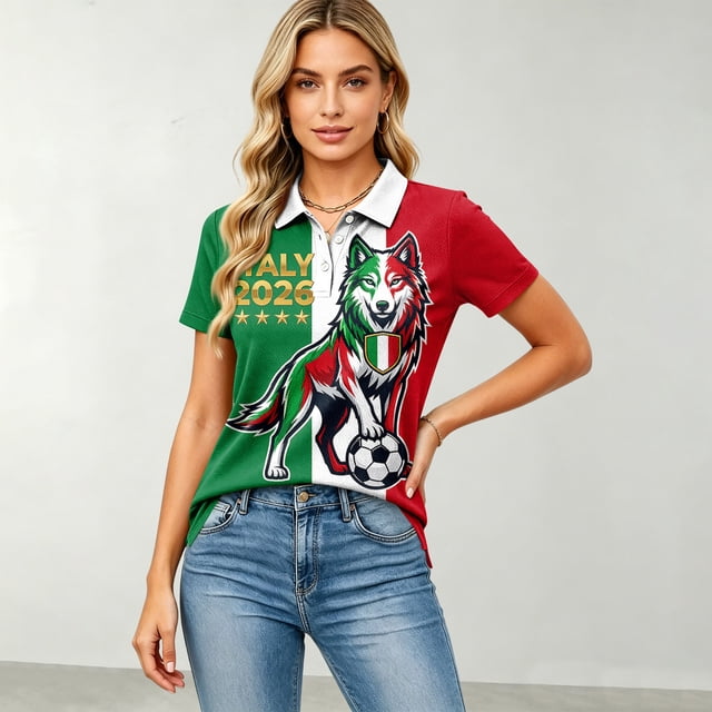 Women's Football Graphic T-Shirt, Women's Printed Short Sleeve Sports Top - Fashion Athletic Workout Shirt for Gym and Casual Wear for Soccer Tournament 2026 Deep Red Size: XL