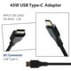 thumbnail image 1 of 45W Tipo C USB C Cargador para Laptop Compatible con HP Chromebook 11, 1 of 2
