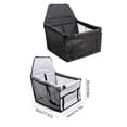 thumbnail image 2 of Portador de mascotas, accesorios multicolores para exteriores, transpirable, resistente al desgaste, equipo de viaje, asiento elevador plegable, Hábitats y jaulas para animales pequeños Negro Methold PT004003-01, 2 of 6