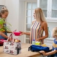 thumbnail image 3 of Danhjin Lunch Boxes Colorful Lunch Bag Insulated Lunch Bag Portable Lunch Box Reusable Cats Cooler Tote Bag for School Office Work Picnic Beach Storage Bags, 3 of 6