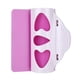 thumbnail image 1 of Rizador de pelo profesional con pinza para conservar el calor, ideal para peluquería casera. Rosa L, 1 of 6