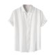 thumbnail image 2 of pstuiky camisetas de hombre, Camisa hawaiana informal de manga corta con cuello vuelto y botones para hombre camisas casuales para hombre xxl, 2 of 9