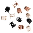 thumbnail image 4 of (6 pack) Goody Classic Mini Claw Clips, Slide-Proof Grip, All Hair Types, Assorted Colors, 12 Ct, 4 of 6