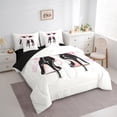 thumbnail image 3 of Castle Fairy High Heels Girl Twin Bedding Sets,Kawaii Ribbon Bow Bedding Comforter Set, 3 of 8