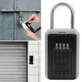 thumbnail image 4 of 4-Digit Combination Storage Key Box, Wall Mounted Anti-Theft Key Box, for Homes Hotels, 4 of 8