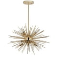 thumbnail image 3 of Safavieh Zadie 12-Light Modern Glam Spiked Pendant, Gold, 3 of 7