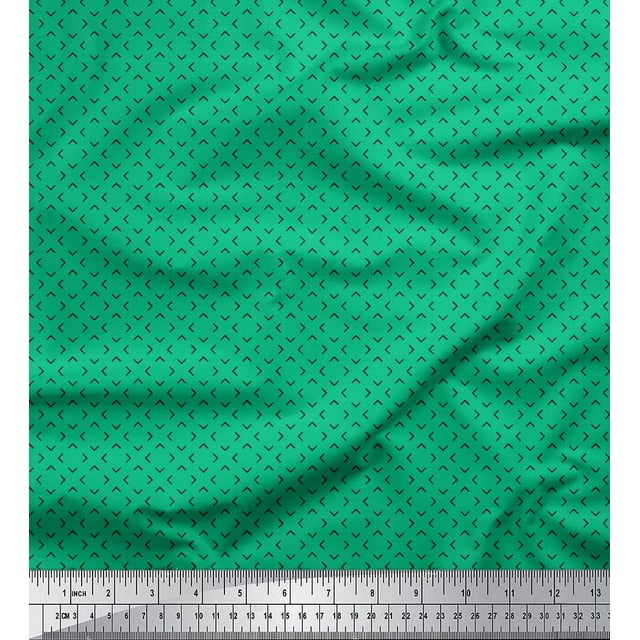 Soimoi Cotton Voile Fabric Arrow Small Fabric Prints by Yard 42 Inch Wide