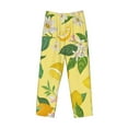 thumbnail image 4 of Goofa Lemon Printed Soft Pajama Pants for Men, Wide Leg Comfy Casual Lounge Yoga Pants-Medium, 4 of 9