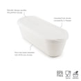 thumbnail image 3 of Tovolo Glide-A-Scoop Ice Cream Tub, 2.5 Qt Half Gallon Container, White, 3 of 4