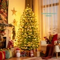 thumbnail image 3 of Costway 7ft App-Controlled Pre-lit Christmas Tree Multicolor Lights w/ 15 Modes, 3 of 12