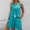 Mint Green 03, variant on Karymi Womens Summer Tops 2-Piece Casual Outfit, Sleeveless Scoop Neck Tank Top with Metal Ring Detail Elastic Waist Shorts with Pockets, Summer Set Womens Blouses