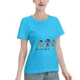 thumbnail image 2 of T-Shirt Basique à Manches Courtes pour Femmes une Pièce, 2 of 6