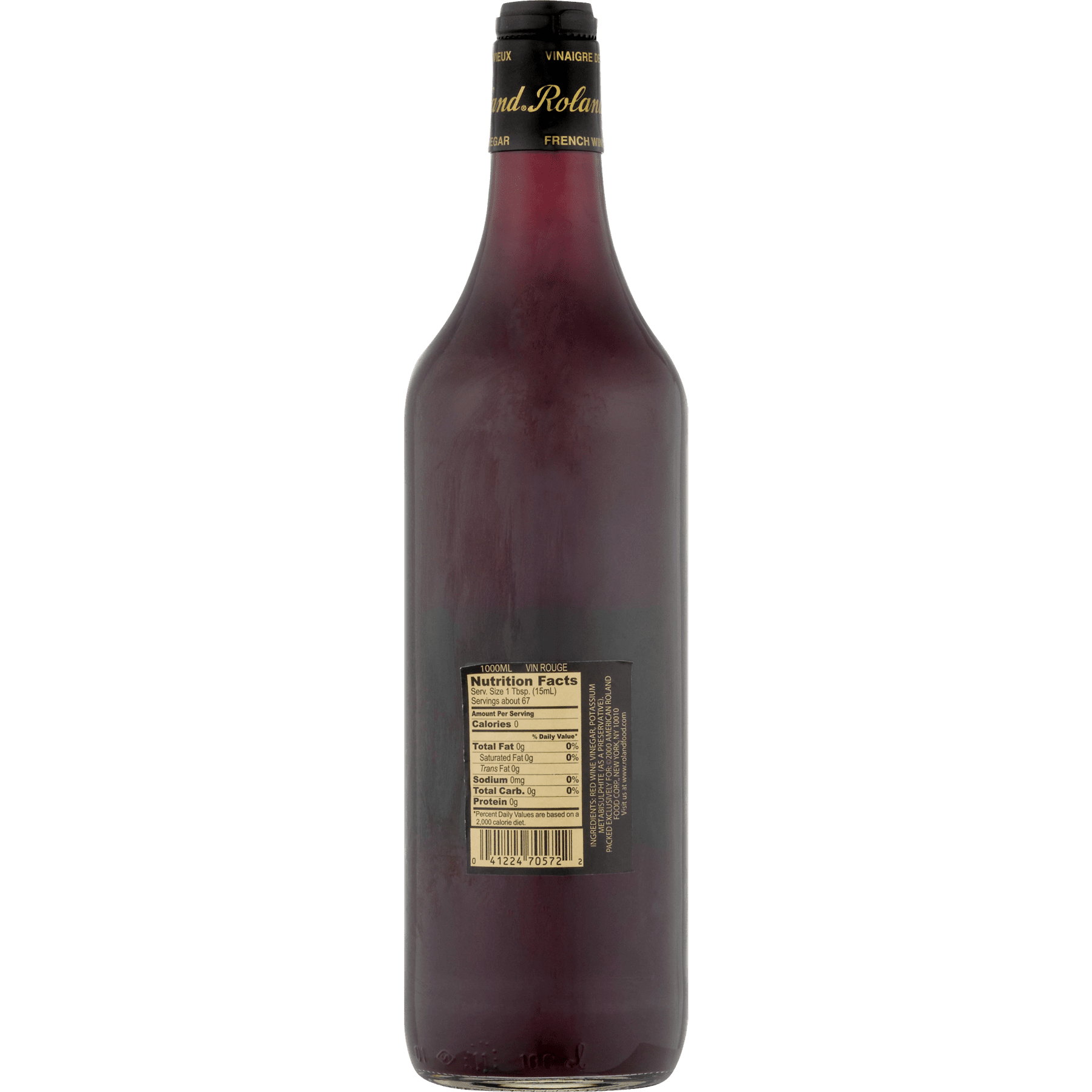 Roland Red Wine Vinegar, 33.8 FL OZ